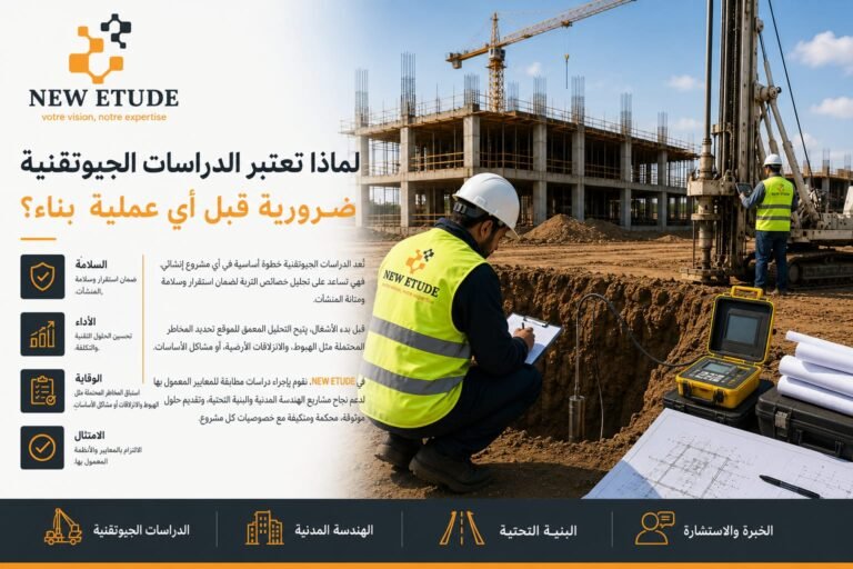 لماذا تعتبر الدراسات الجيوتقنية ضرورية قبل أي عملية بناء؟